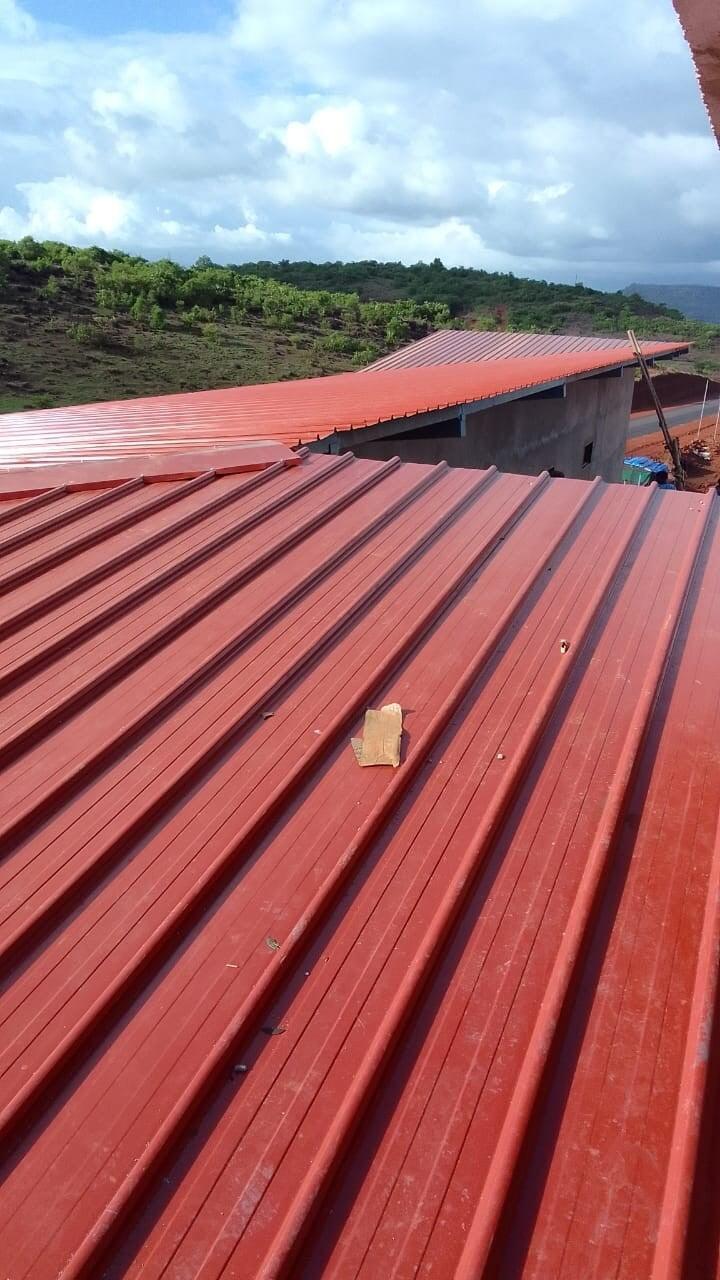 Industrial roofing project by Rishonn & Reyansh at